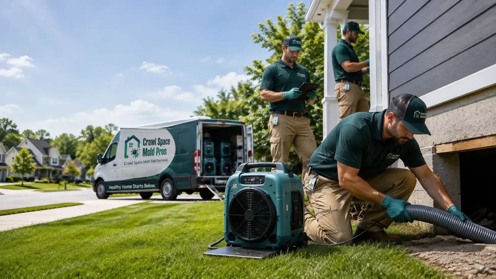 Crawl Space Mold Removal in Taconite, MN